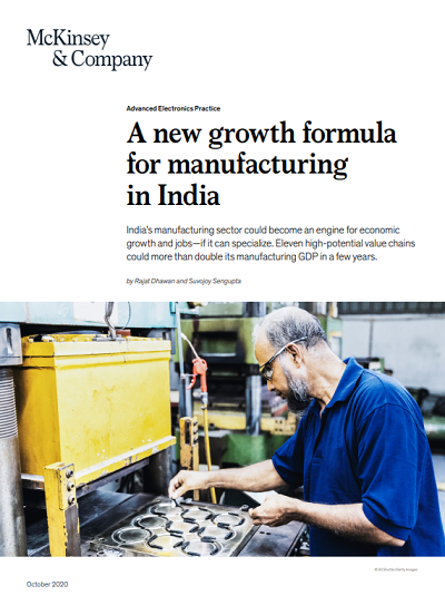 A new growth formula for manufacturing in India