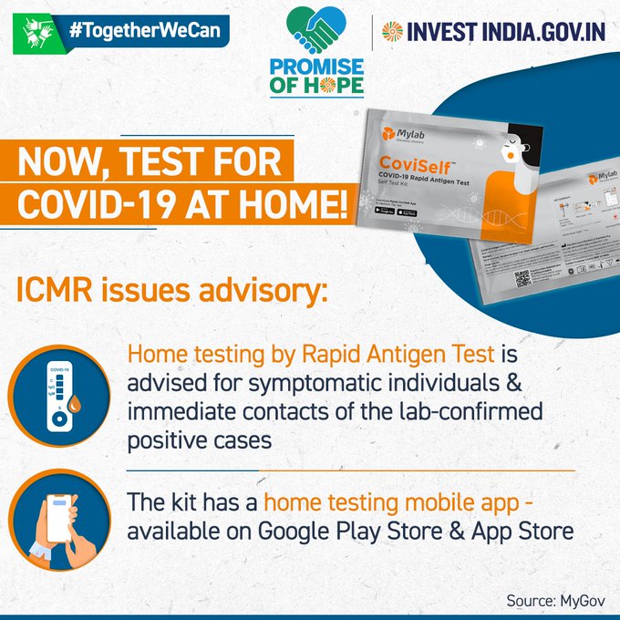 Thanks to CoviSelf, you can get your COVID19 test results within 20 minutes in the comfort of your home! 