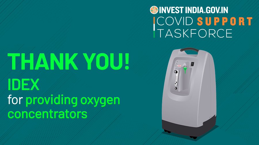 IDEXCorp strengthening India's fight against #COVID19 by providing critical care equipment! 