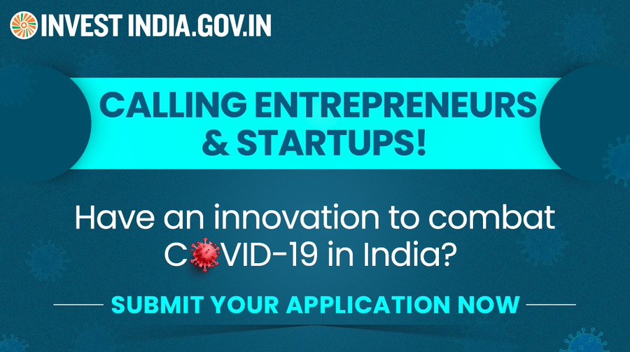 Are you a startup or an entrepreneur innovating to strengthen India's fight against COVID19? 