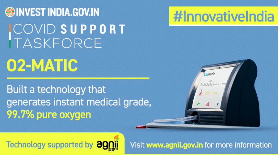 O2-Matic's patented technology requires no power supply and ensures continuous 02 flow even while replacing cartridges! 