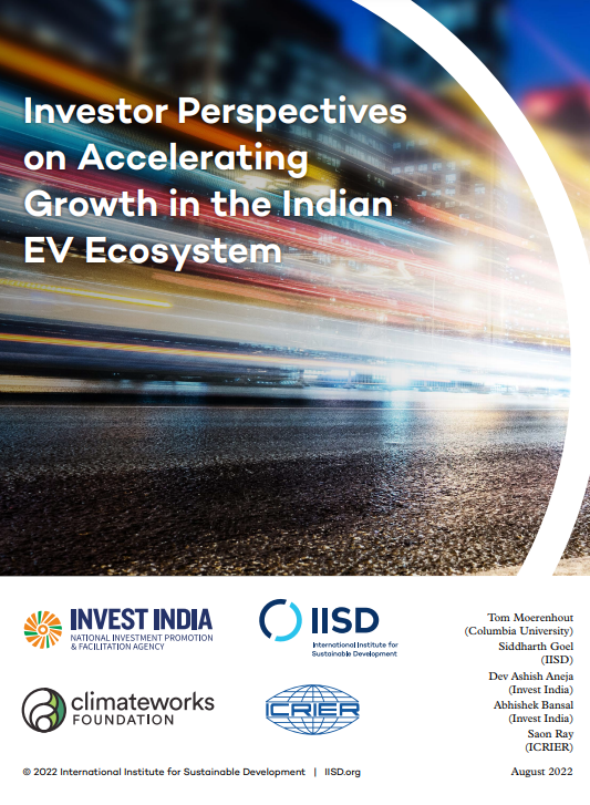 Investor Perspectives on Accelerating Growth in the Indian EV Ecosystem 