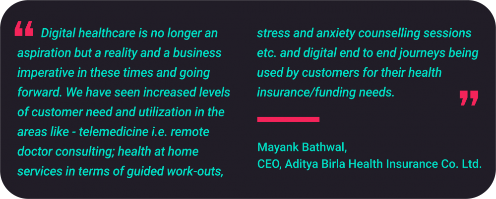 Mayank Bathwal. Chief Executive Officer at Aditya Birla Health Insurance