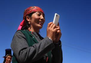 Woman on Phone