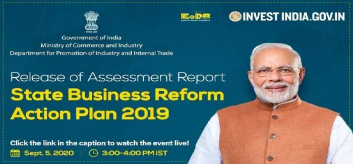 new business plan in gujarat Business Reform Action Plan 2020-21