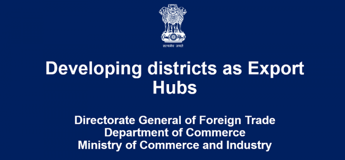 new business plan in gujarat Developing districts as Export Hubs