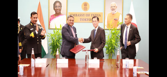 Memorandum of Implementation signed with Government of Japan for co-development of UNICORN masts for the Indian Navy