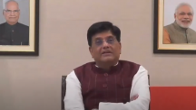 Honorable CIM Shri Piyush Goyal dirigiéndose al Cónclave Global Bio India Startup, 2021