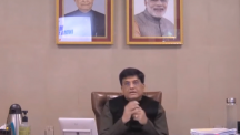 海事インドサミット2021に演説するHon'bleCIM Shri Piyush Goyal