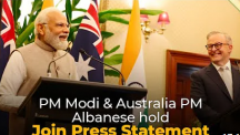 PM Modi & Australia PM Albanese hold Join Press Statement