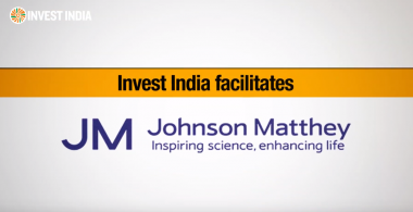 Invest India facilitates Johnson Matthey